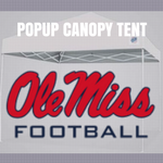 ole miss popup canopy tent ncaa logo for football tailgating