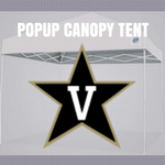 vanderbilt popup canopy tent ncaa logo for football tailgating