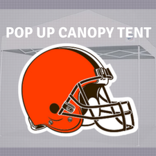 browns pop up canopy tailgate tent nfl logo