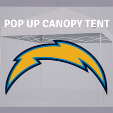 la chargers pop up canopy tent