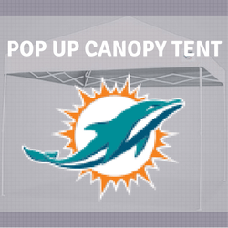 miami dolphins Tailgate Canopy Pop Up Tent 
