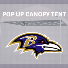 ravens pop up canopy tent nfl logo tailgate