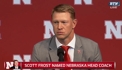 scott frost becomes new Nebraska Head football coach