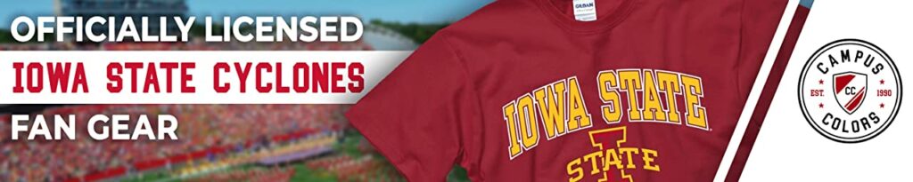 click or tap to buy officially licensed iowa state gear.