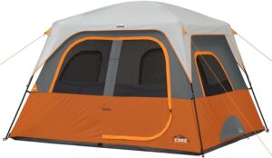 4 person core tent for camping or hiking. click image to purchase now.