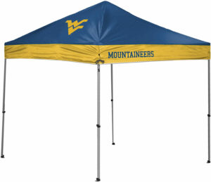 WEST VIRGINIA MOUNTAINEERS Canopy Tent available for sale. blue crown with gold trim.