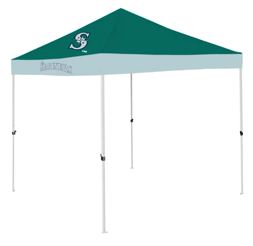 Seattle Mariners Canopy Tent with logo and team colors.