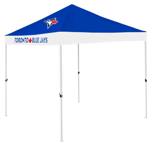 Toronto Blue Jays Canopy Tent in blue and white colors with logo.